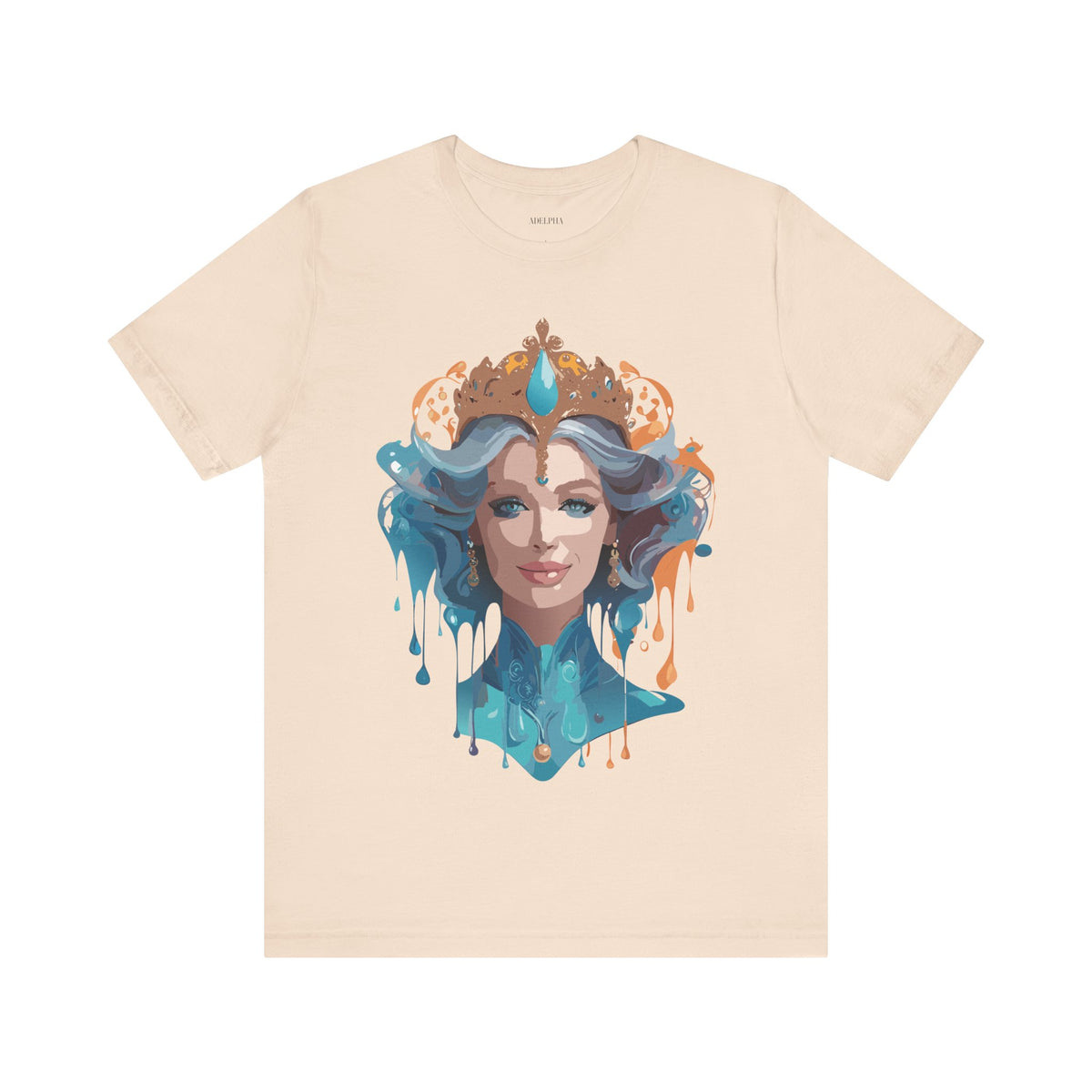 Queen Graphic Unisex Cotton Bella+Canvas Tee with Art Design m187
