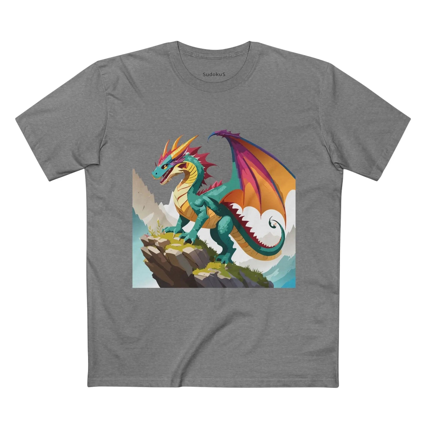 Dragon Graphic Unisex 100 Cotton Staple Tee 28