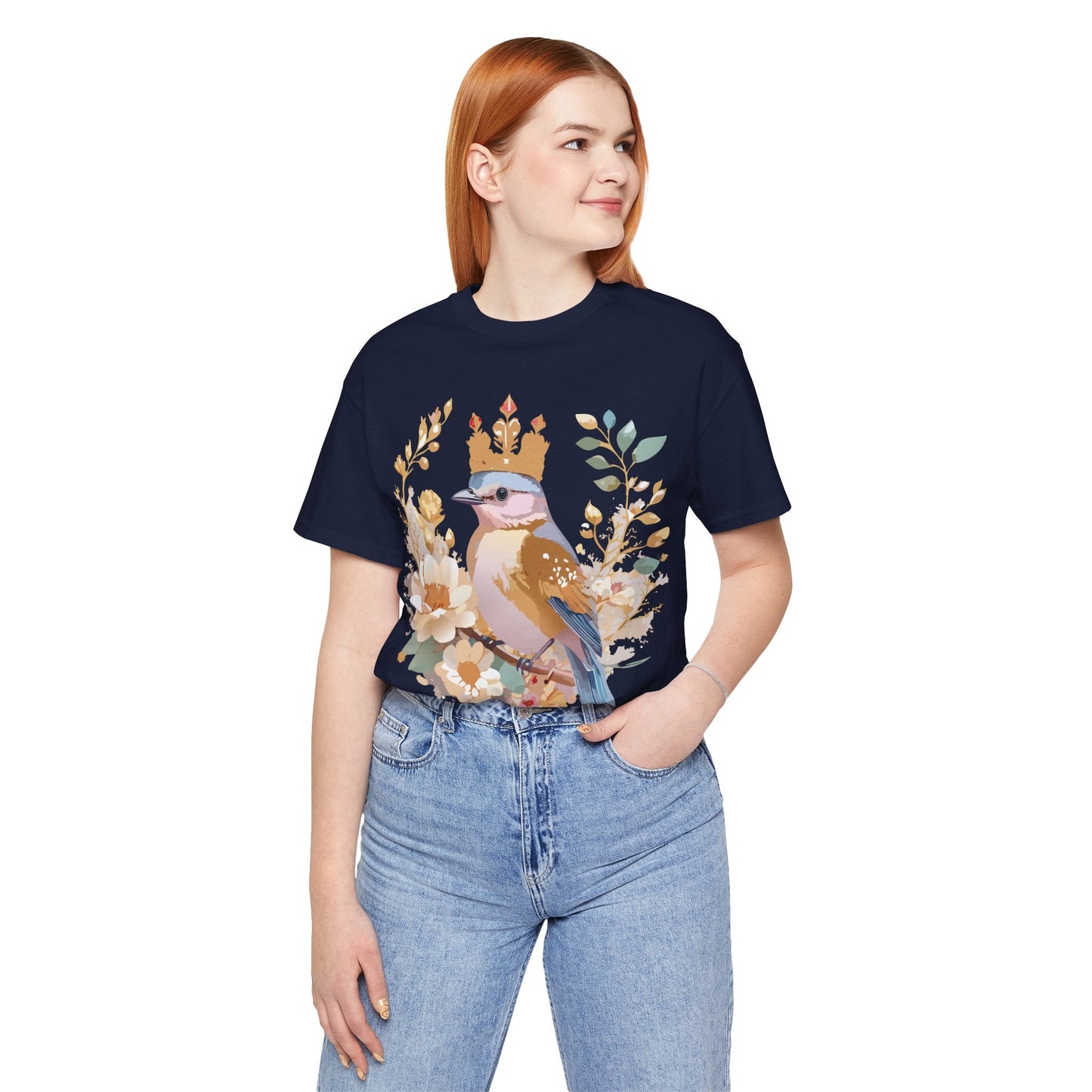 Medallion Graphic Tee Unisex Art Design Adelpha Vintage Inspired Short Sleeve Tee