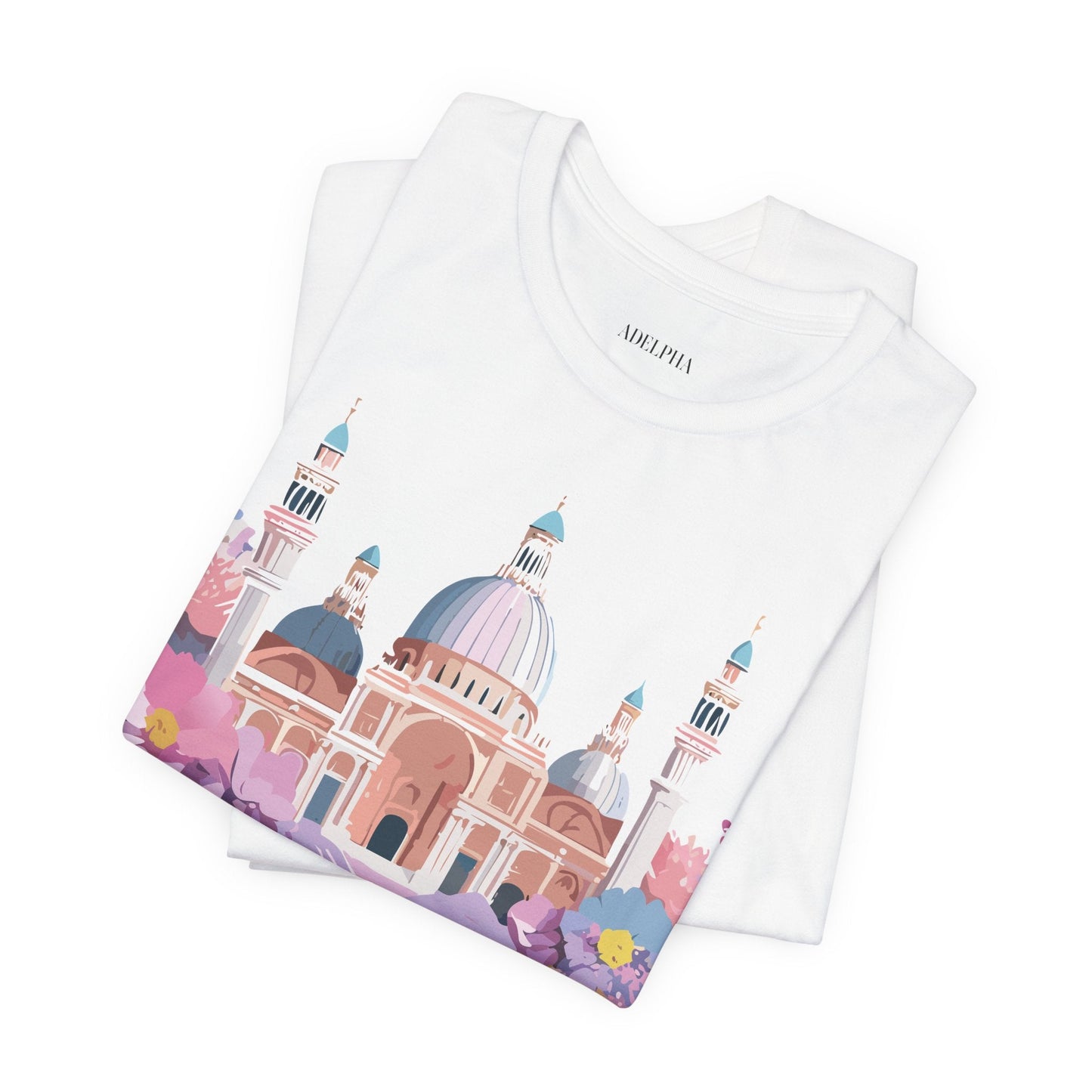 Venice Tourist Graphic Tee Unisex Jersey Short Sleeve Art By Vintage Style