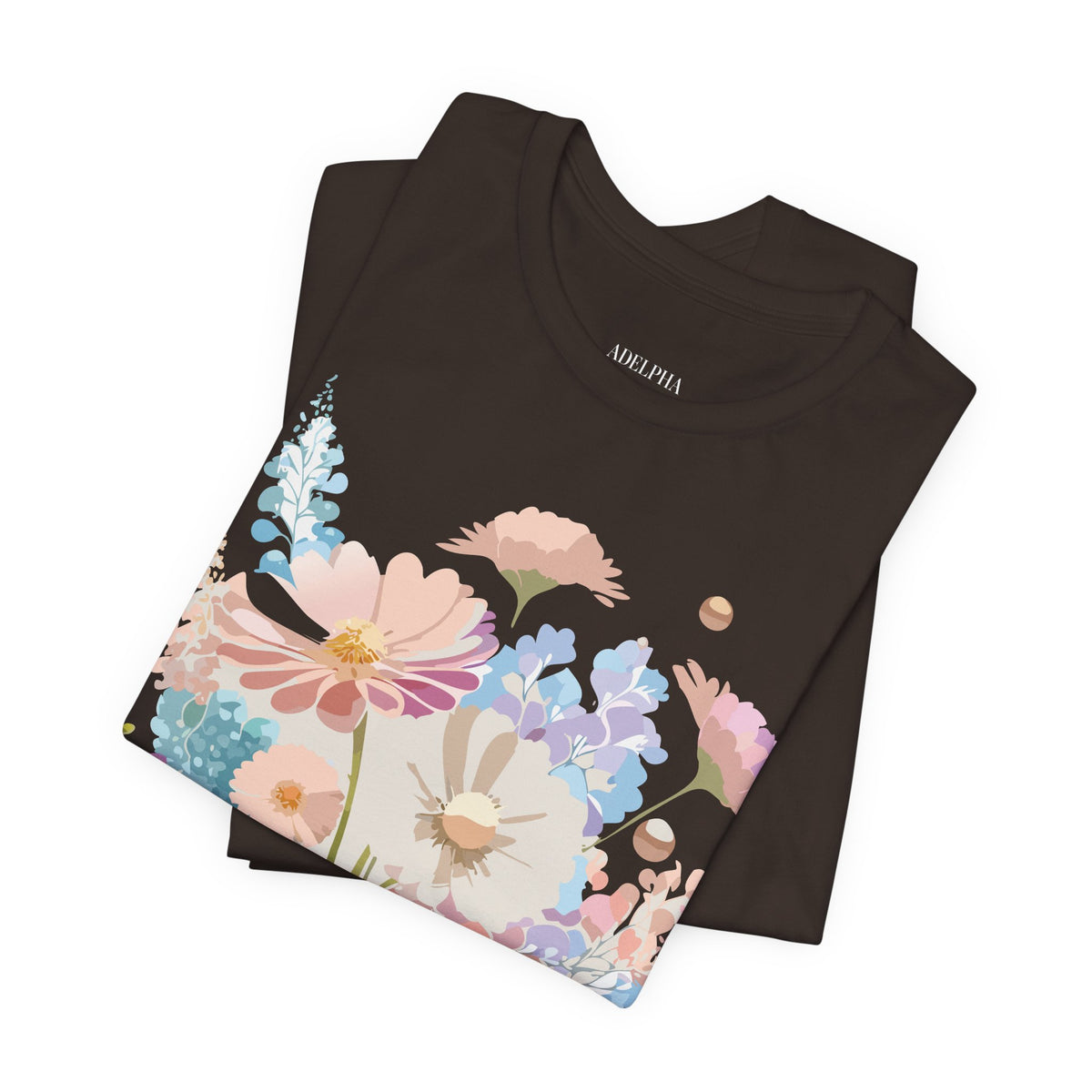 Floral Graphic Tee Shirt - Bella+Canvas Unisex 100 Cotton 15