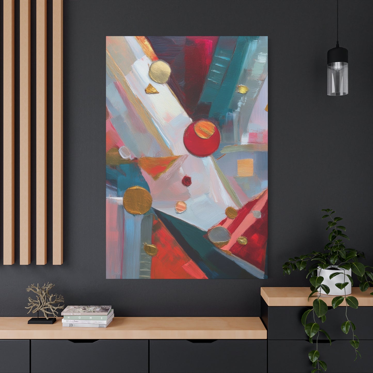 Abstract Oil Painting Print Canvas 20x24,20x30,24x30 24x32,24x36,30x40 32x48,36x48,40x60 Pine-Wood Inner Frame ABS-168