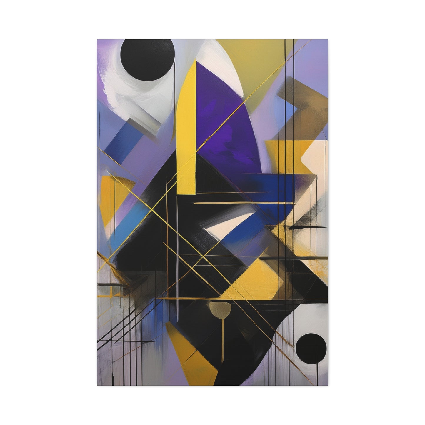 Purple Abstract Painting Print Canvas 20x24,20x30,24x30, 24x32,24x36,30x40, 32x48,36x48,40x60 Pine-Wood Inner Frame ABS-33