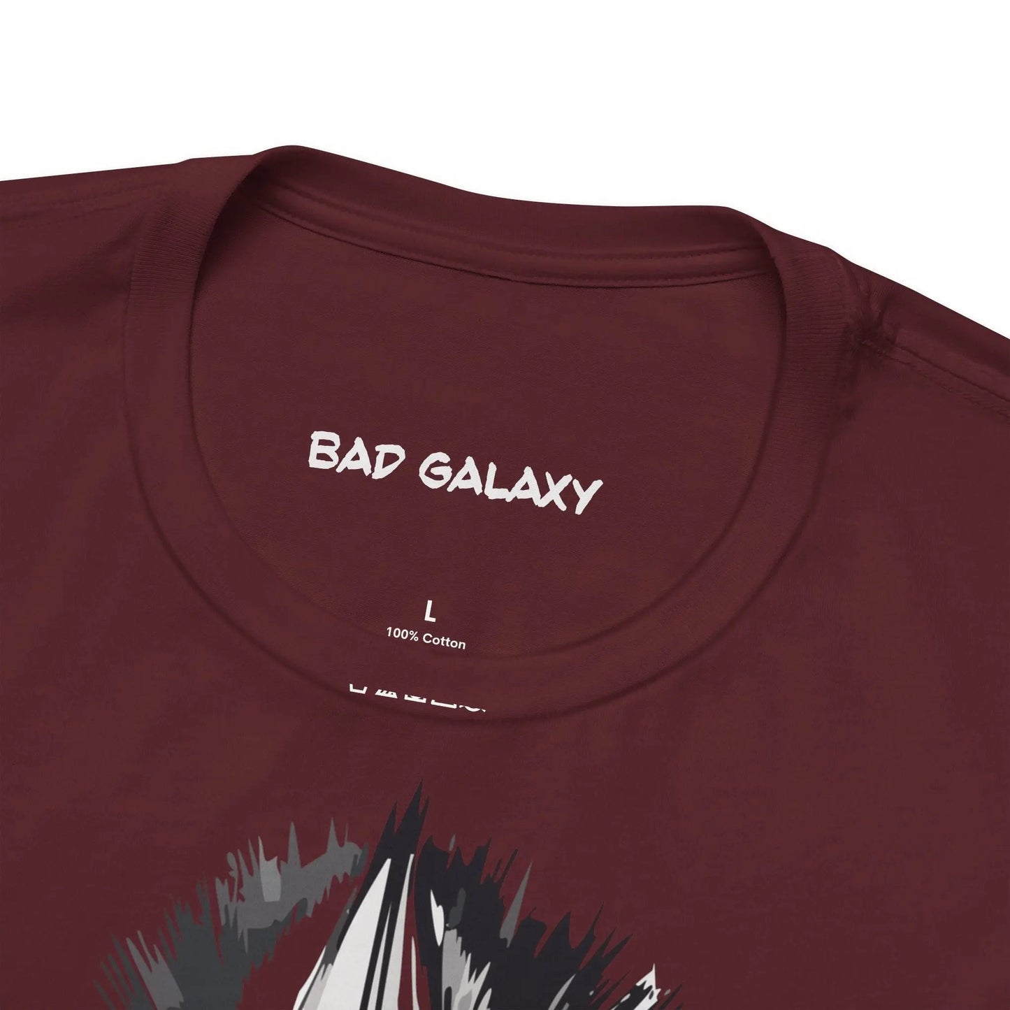 Punk Rock Tee Shirt Made To Order From Bad Galaxy Eco Friendly Inks Cotton Tee Made In USA