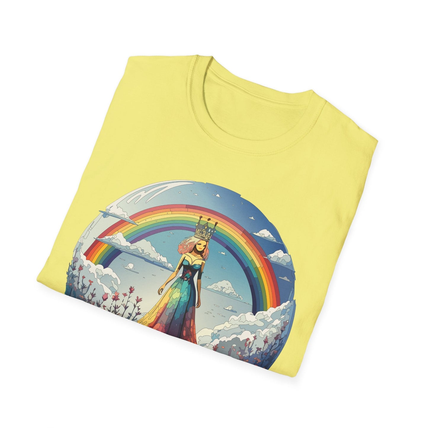 Womens Graphic T Shirt Art Design Tee Softstyle 64000 100 Percent Cotton Comfort