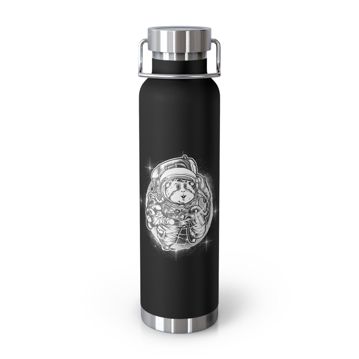 22oz Copper Insulated Water Bottle with Cartoon Design - CV3