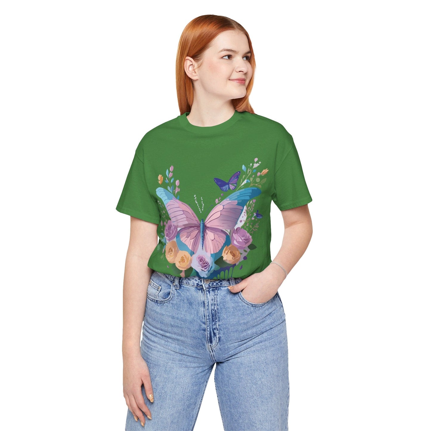 Adelpha Unisex Graphic Tee With Vintage Inspired Artwork Short Sleeve