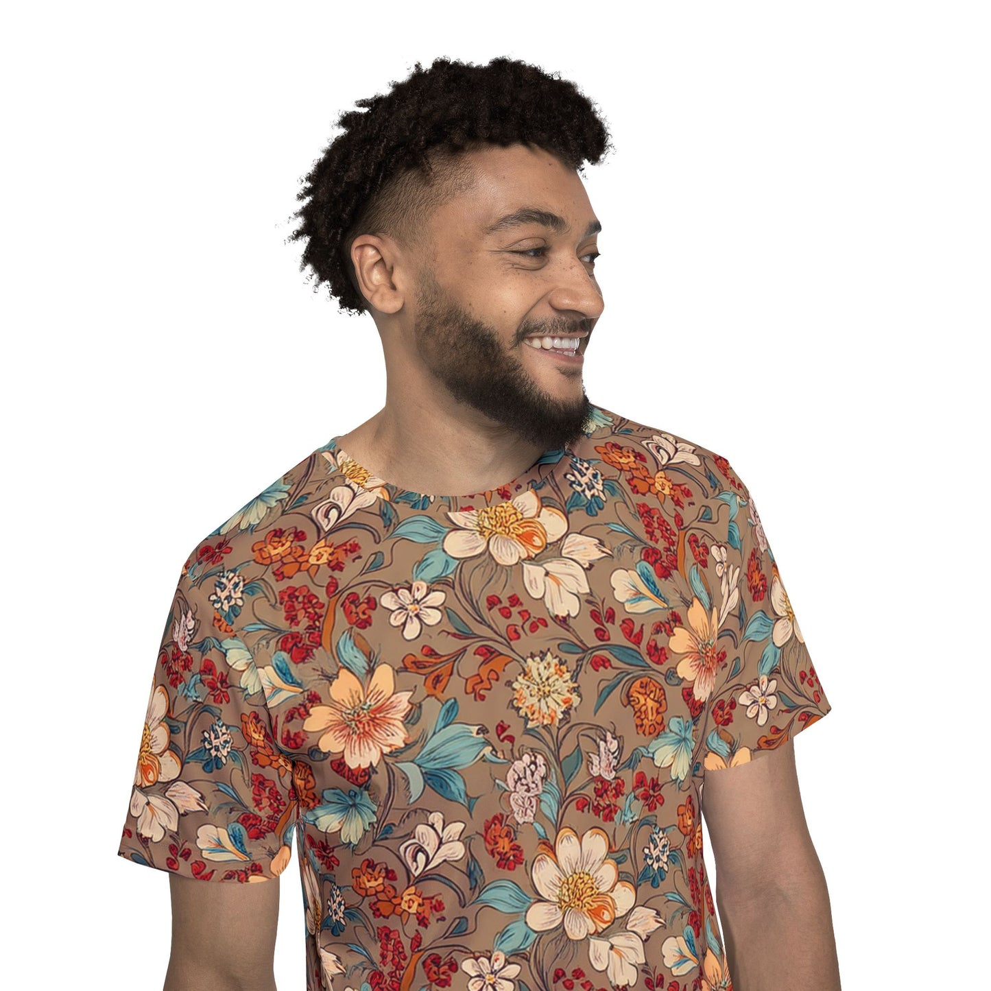 Unisex Floral Shirt, Floral Tee Shirt, Floral T-Shirt, T Shirt with Flowers 12