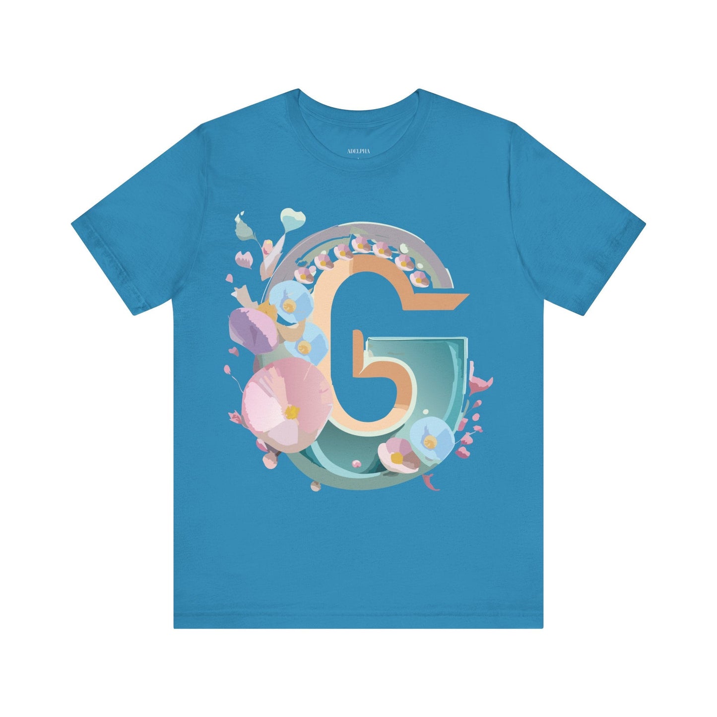 Adelpha Letter G Shirt Unisex Jersey Short Sleeve Graphic Tee With Vintage Inspired Artwork