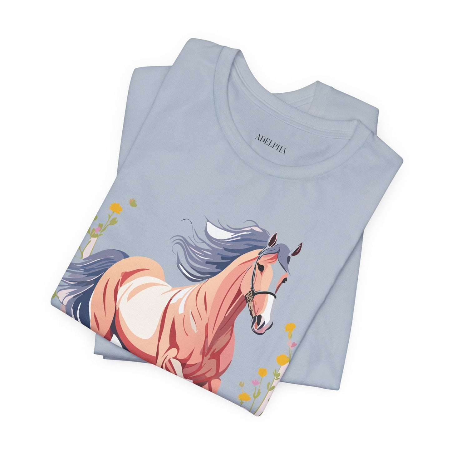 Horse Graphic Unisex 100 Cotton Vintage Animal Art T-Shirt 9