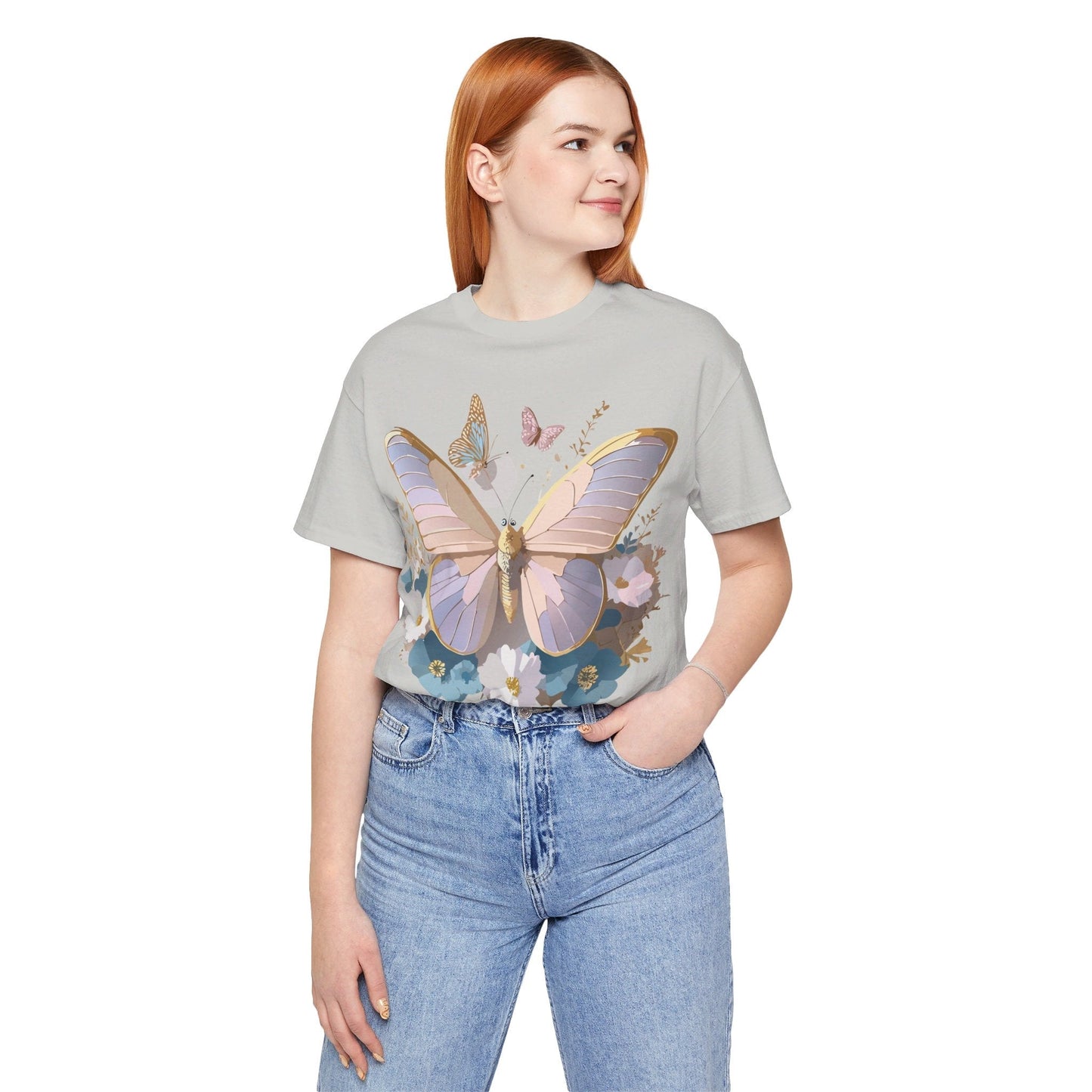 Adelpha Graphic Butterfly Shirt Unisex Jersey Short Sleeve Tee