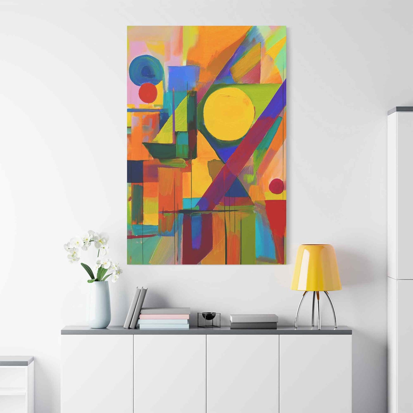 Abstract Painting Print Canvas 20x24,20x30,24x30, 24x32,24x36,30x40, 32x48,36x48,40x60 Pine-Wood Inner Frame ABS-10