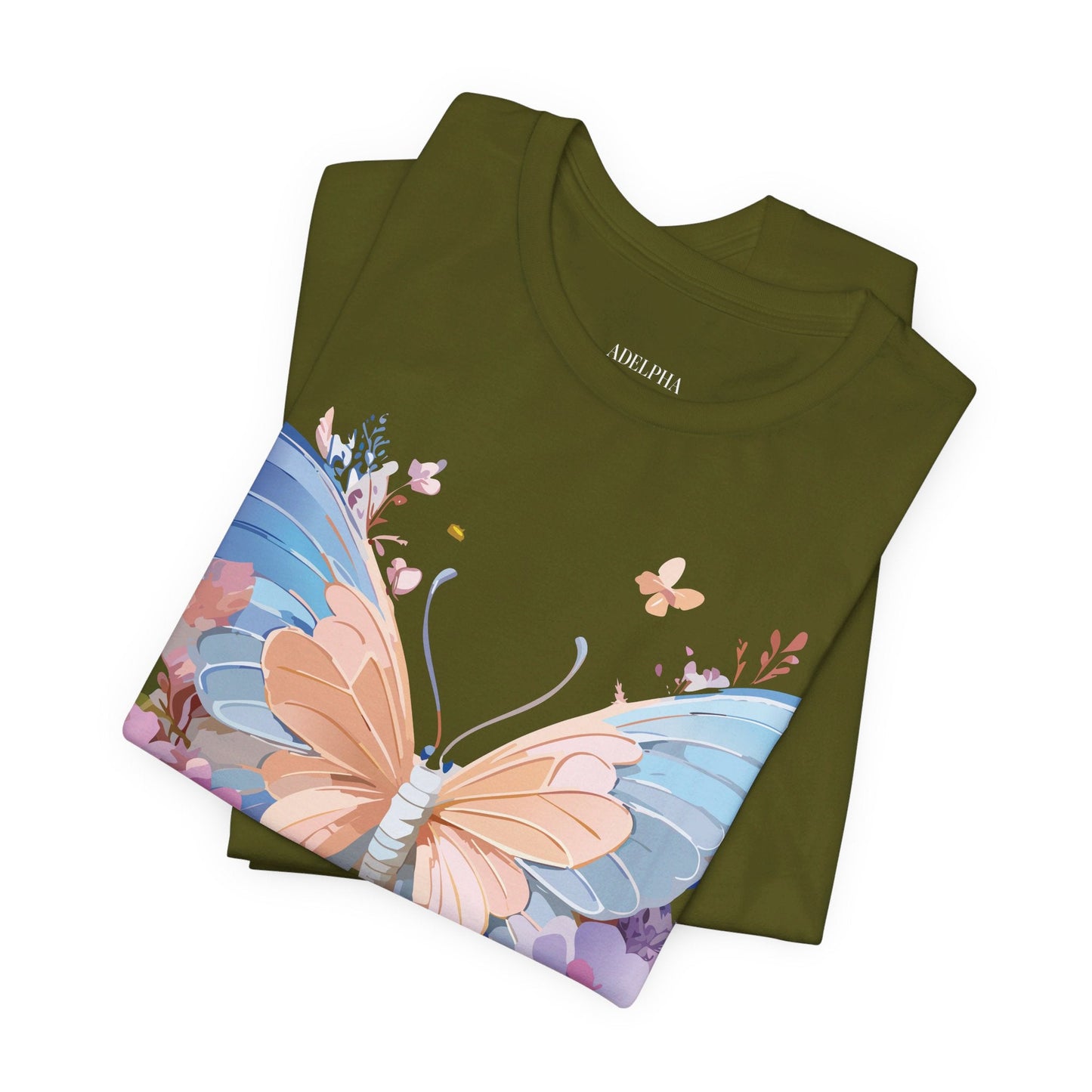 Butterfly Graphic Tee By Adelpha Unisex Short Sleeve Shirt Art Design