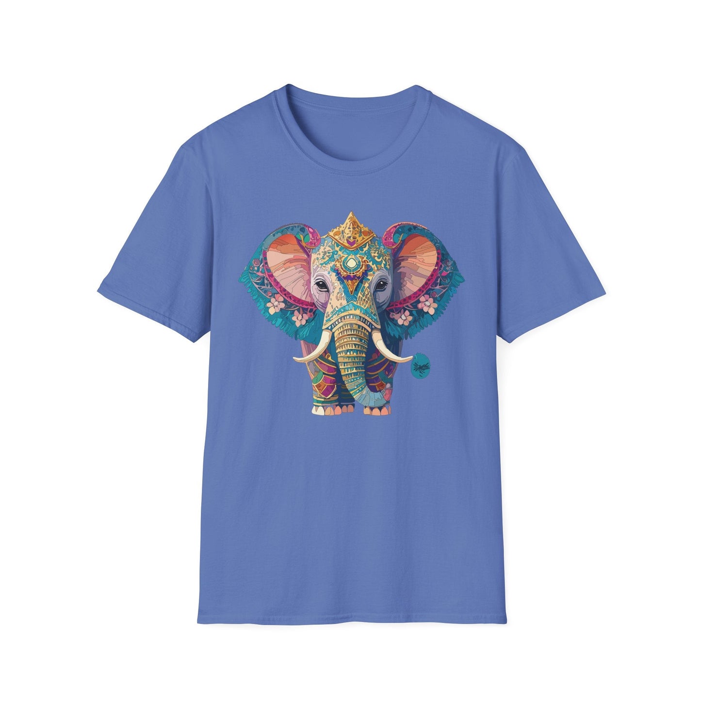 Elephant Shirt Unisex Animal Tee Softstyle 100 Percent Ring Spun Cotton Gildan 64000