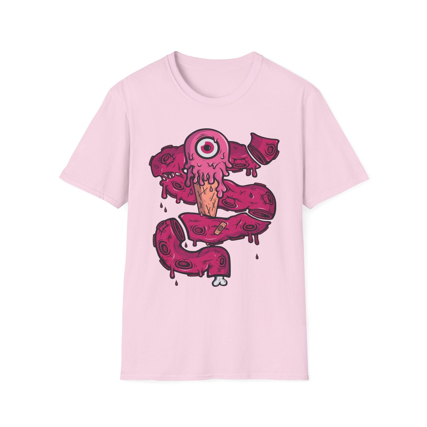 Cartoon T Shirt Animation Tee Funny Graphic Tee Unisex Gildan Softstyle Cotton 64000