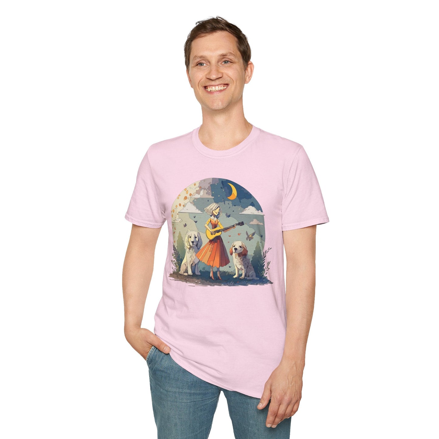 Womens Graphic T Shirts Art Design Tee Softstyle Gildan 64000 100 Percent Cotton