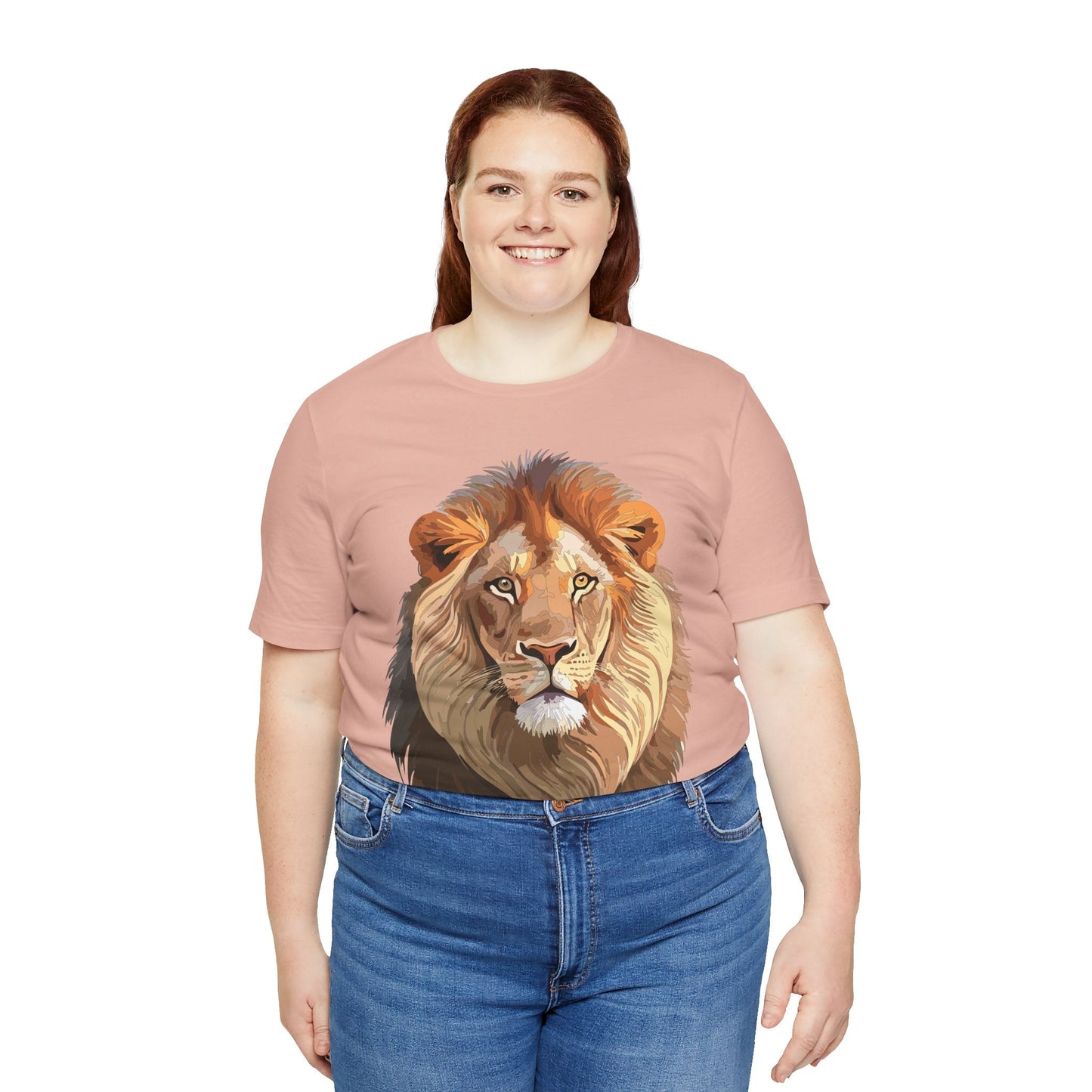 Unisex Animal Graphic Tee Shirt With Wild Animals Art Design For Everyday Wear Casual