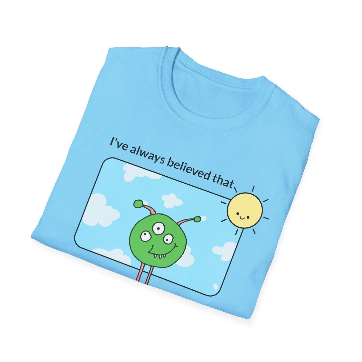 Alien Cartoon Humans Are Weird TShirt