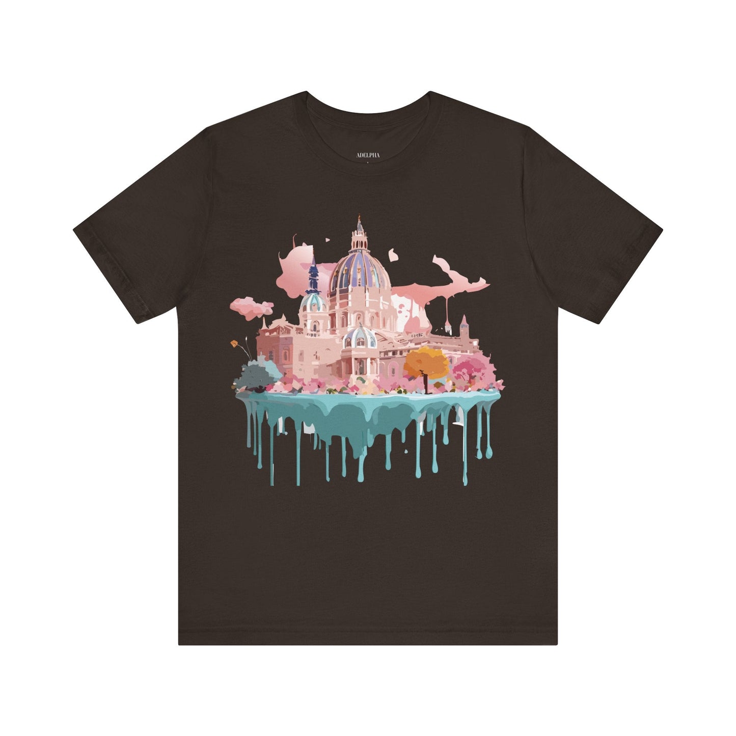 Vienna Tourist Graphic Tee Unisex Jersey Short Sleeve Vintage Inspired Artwork by Adelpha