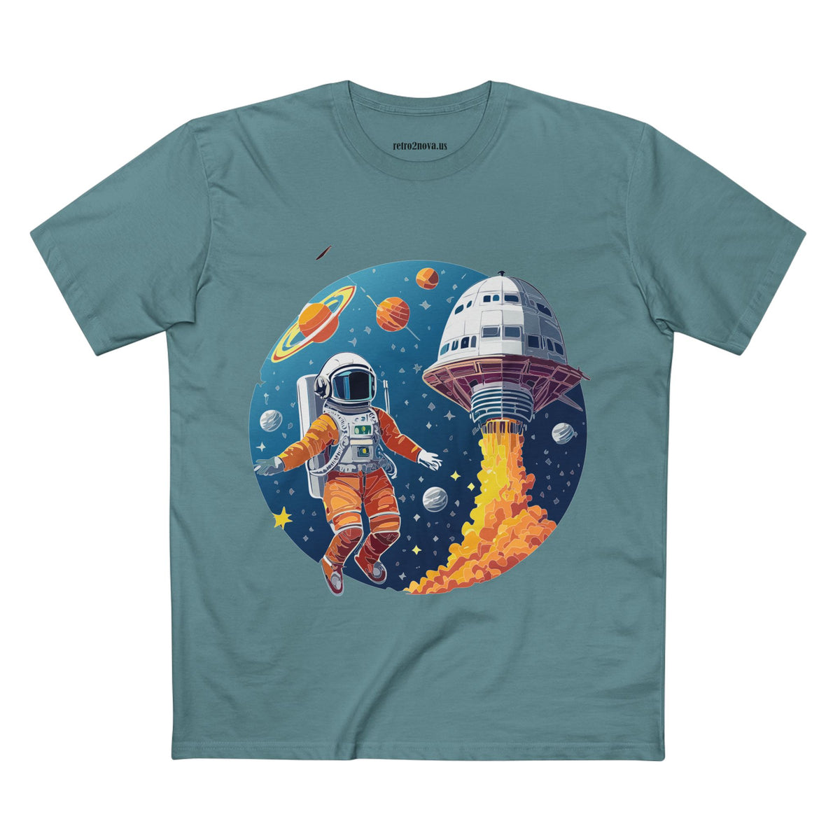 Cosmos Astronaut Graphic Tee Staple Unisex 100 Cotton Tee Shirt - CS-19
