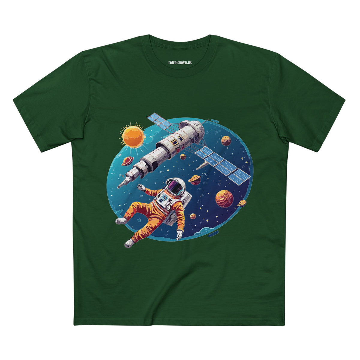 Cosmos Astronaut Graphic Tee Staple Unisex 100 Cotton Tee Shirt - CS-23