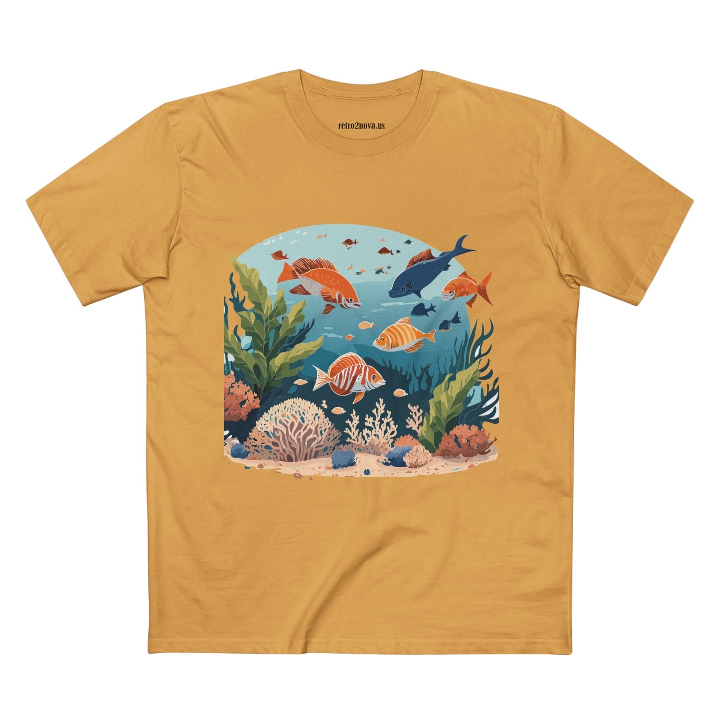 Ocean Pacific OP 4 Unisex Premium Cotton Tee With Original Art Design From Retro2Nova Art Collection