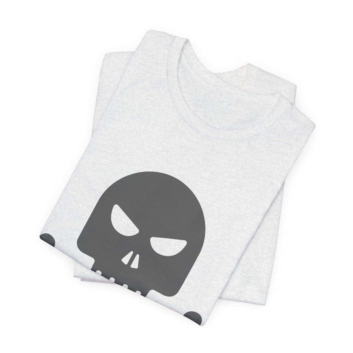 Camiseta unisex de algodón con calavera