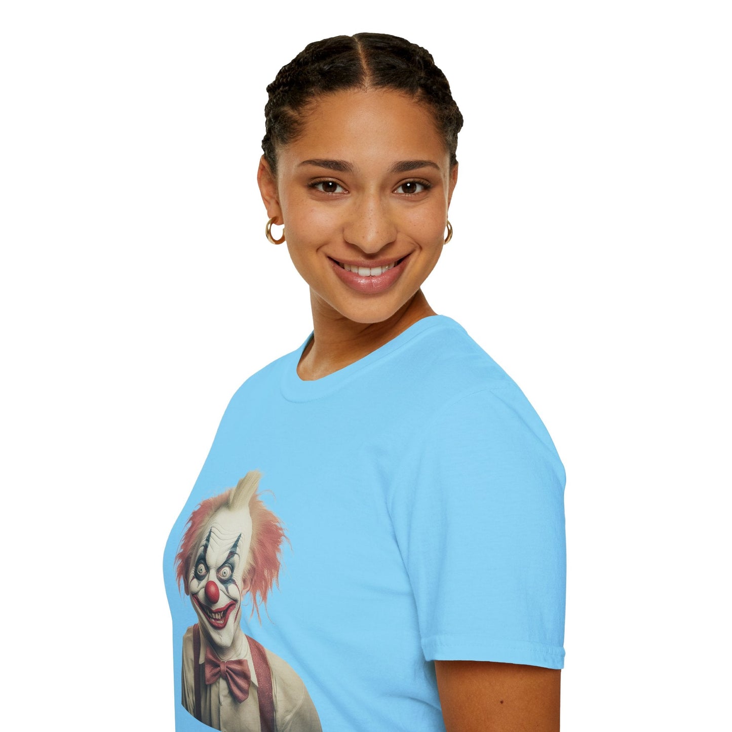 Clown Shirt Circus Tee Gildan Softstyle 64000 One Hundred Percent Ring Spun Cotton Lightweight