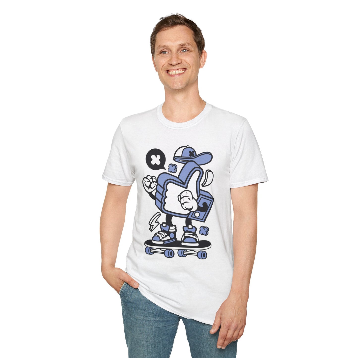 Cartoon T Shirt Animation Tee Funny Graphic Tee For Unisex Gildan Softstyle 64000 Cotton