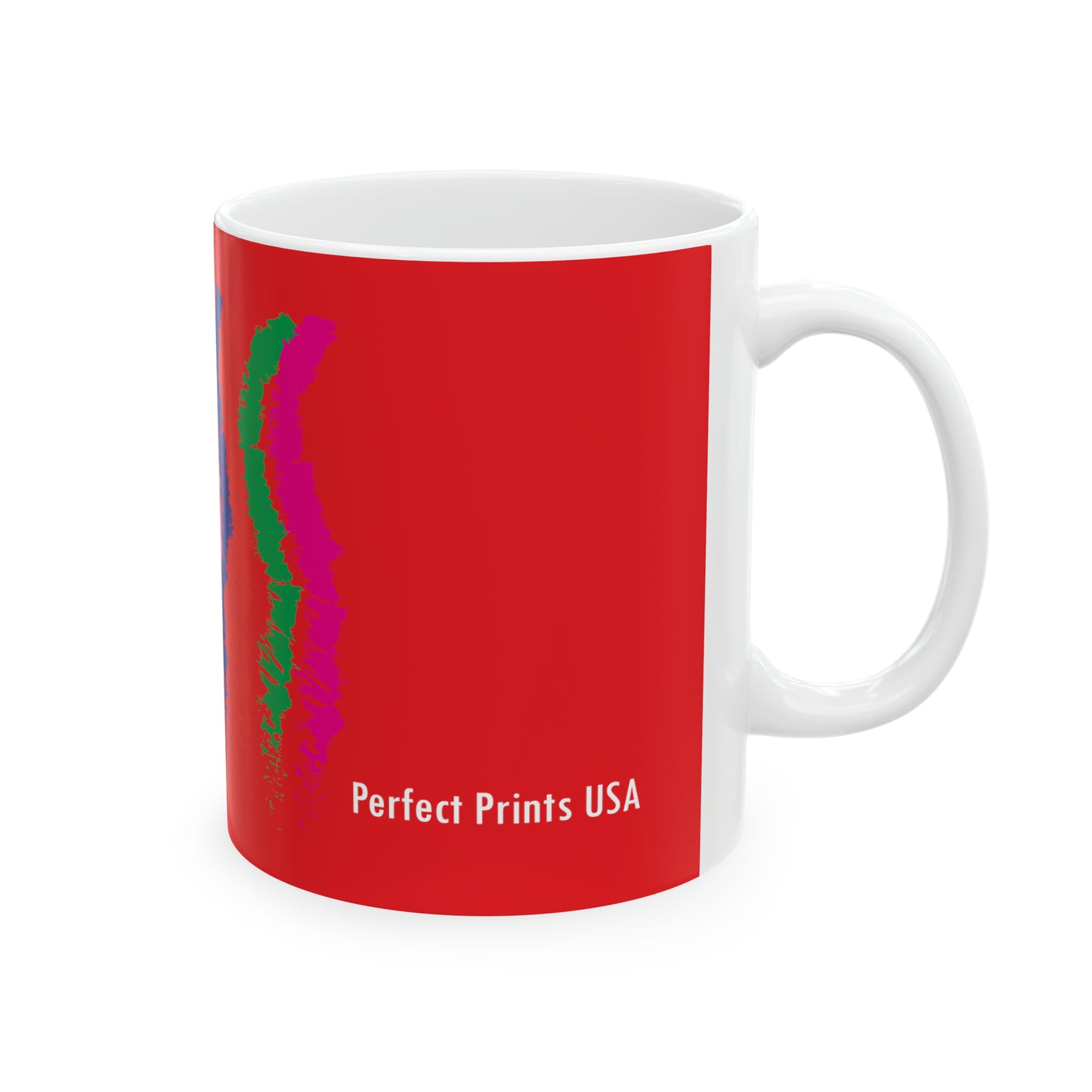 Coffee & Tea Mug with Stripes print