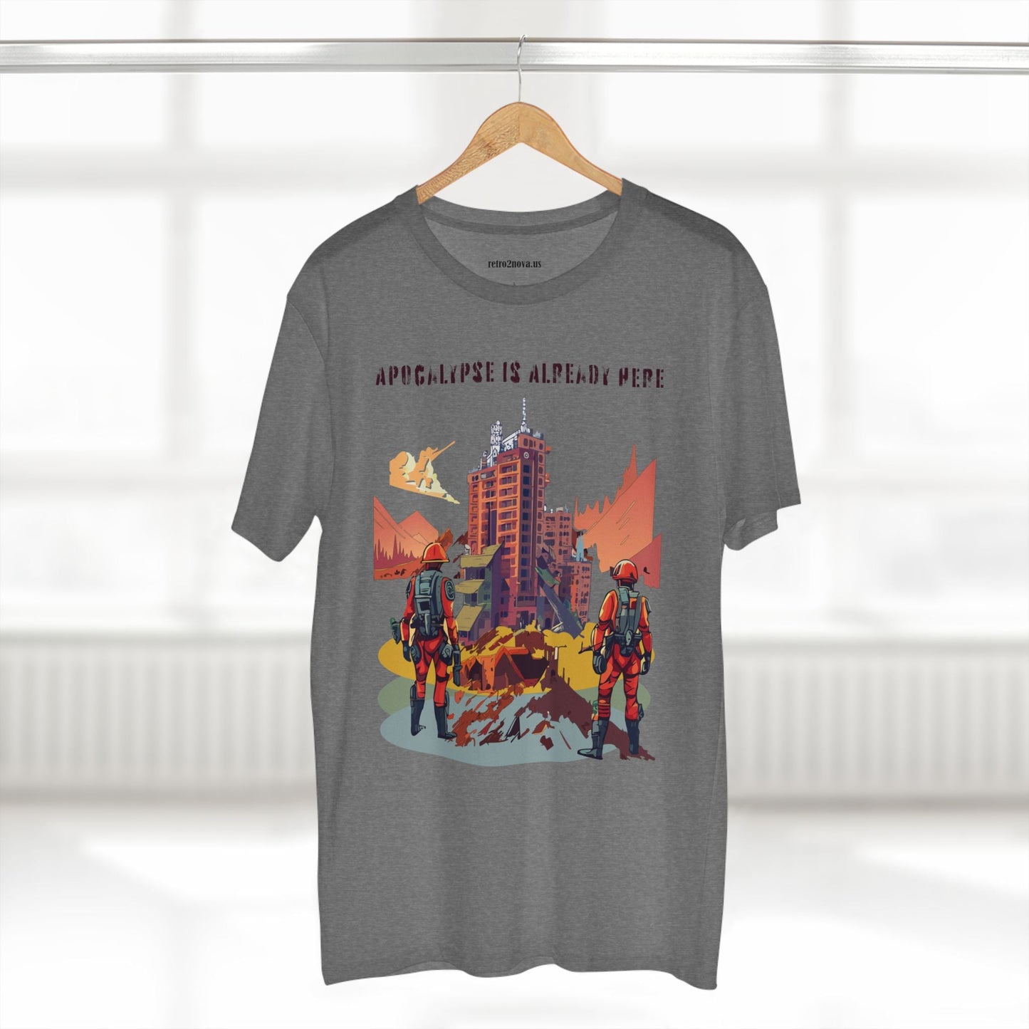 Cataclysm Doomsday Unisex Premium Cotton Tee With Original Art Design Retro2Nova