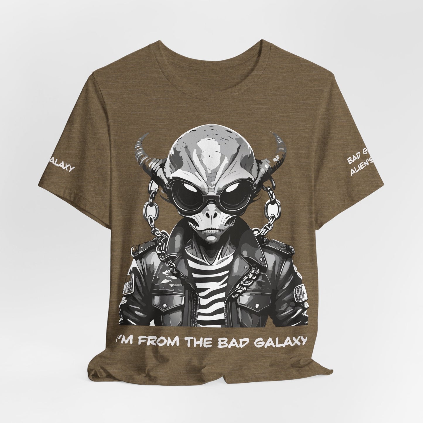 Alien T Shirt From Bad Galaxy Graphic Tee With Free Shipping Lightweight 100 Cotton USA Made