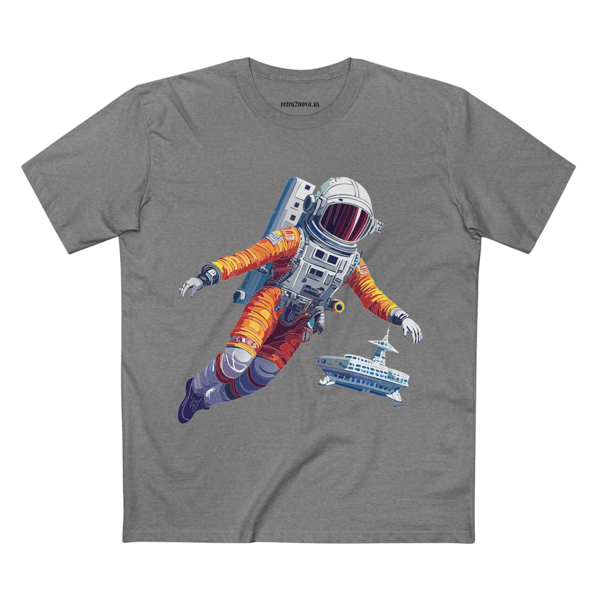 Cosmos Astronaut Graphic Tee Staple Unisex 100 Cotton Tee Shirt - CS-21