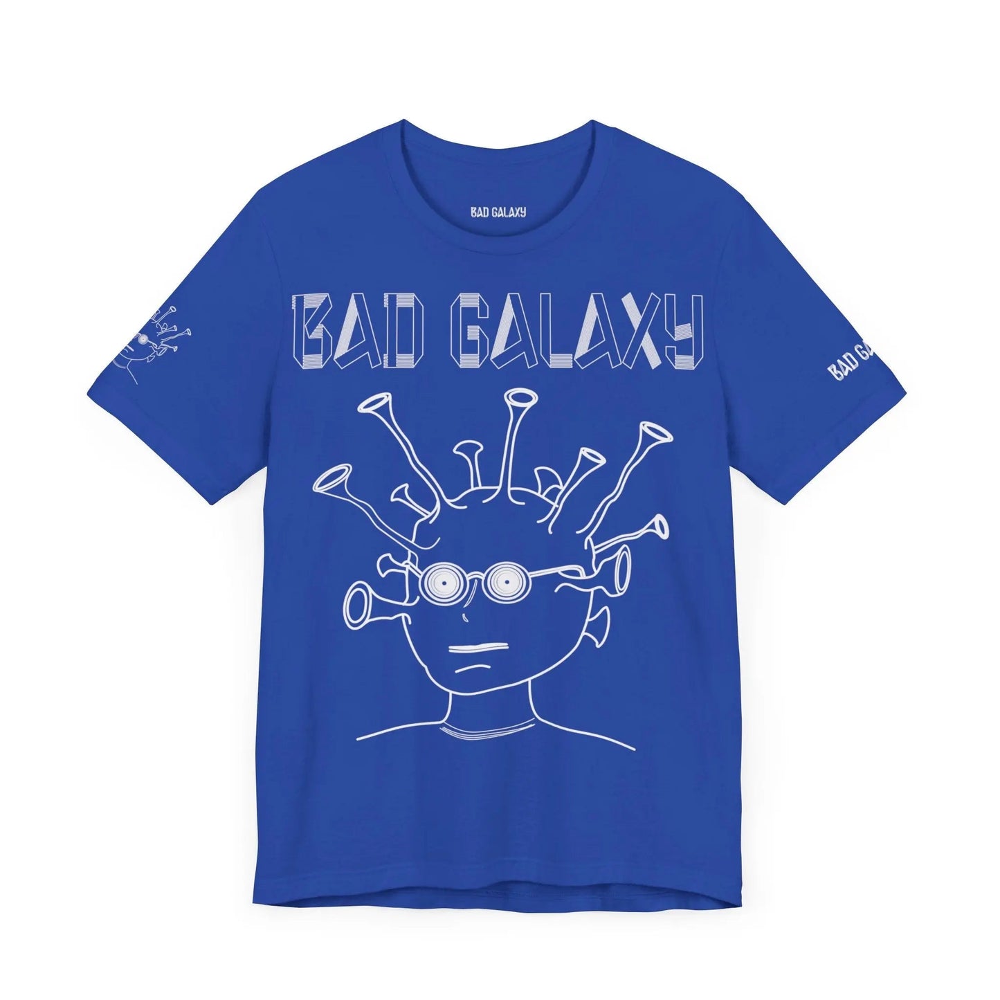 Tee Shirt With Alien From Bad Galaxy 100 Percent Cotton Eco Friendly Inks Made In USA