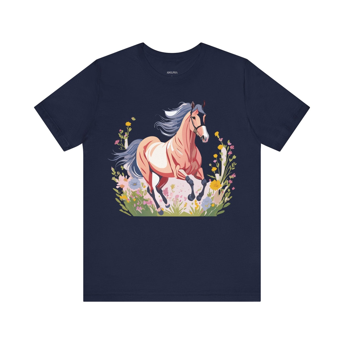 Horse Graphic Unisex 100 Cotton Vintage Animal Art T-Shirt 8