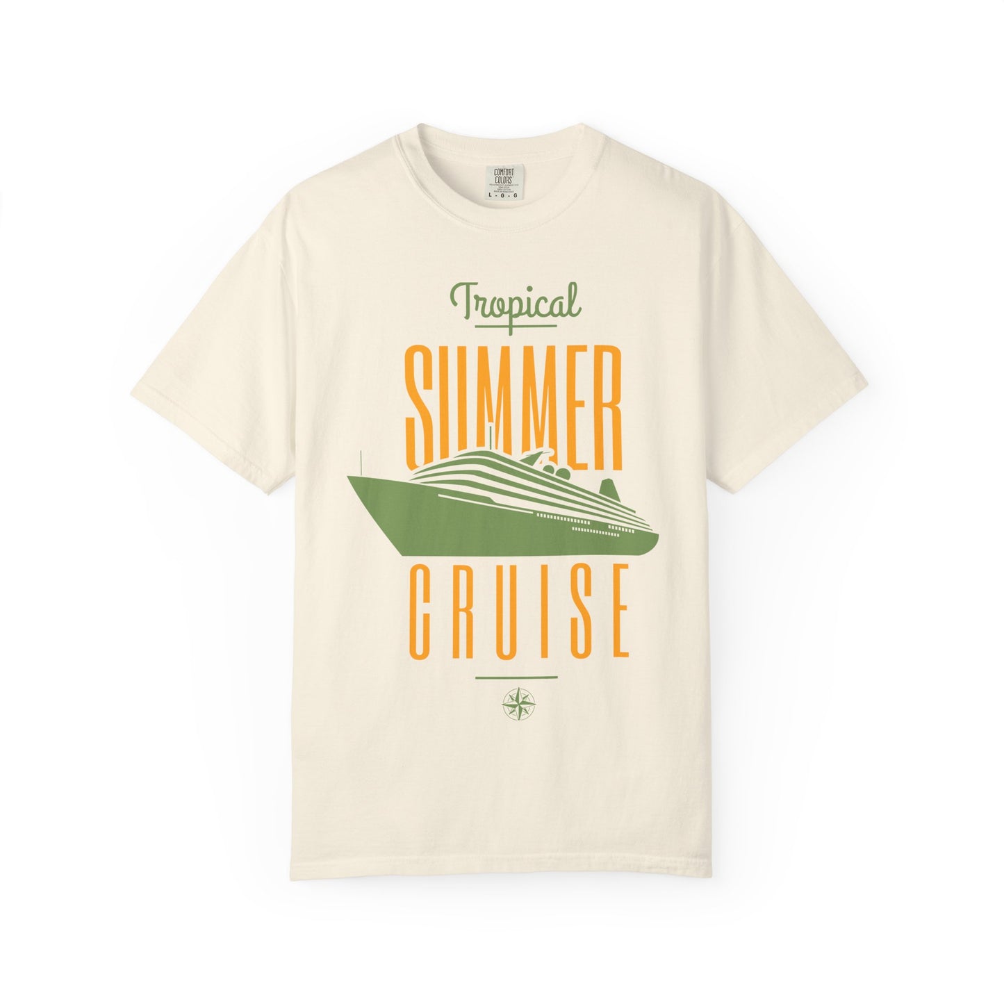 Unisex Garment Dyed T Shirt Relaxed Fit Comfort Colors 1717 Heavyweight 100 Percent Cotton