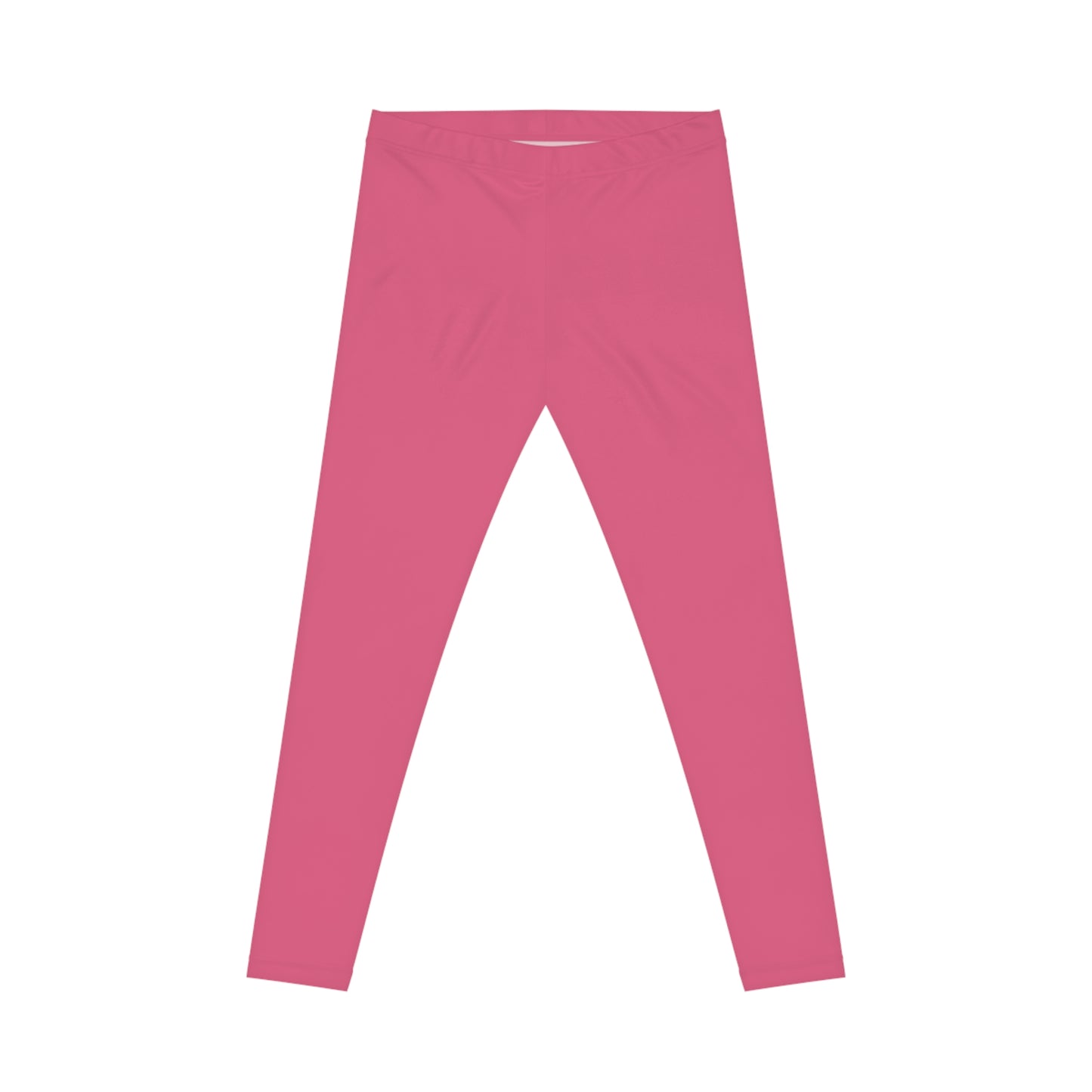 Blush Rose Color Women's Poly-Span Casual Leggings XS-2XL
