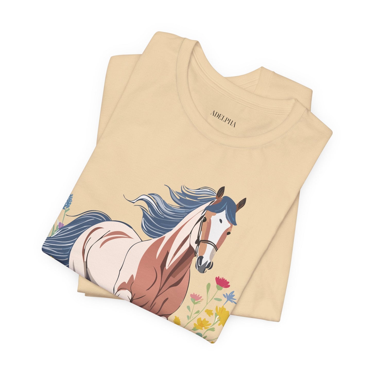 Horse Graphic Unisex 100 Cotton Vintage Animal Art T-Shirt 11