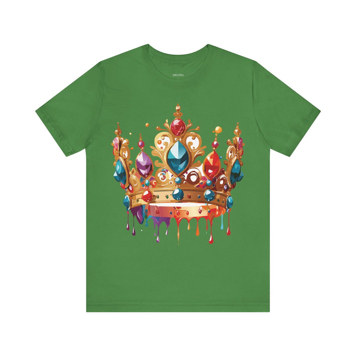 Crown Graphic Unisex Cotton Bella+Canvas Tee with Art Design m20