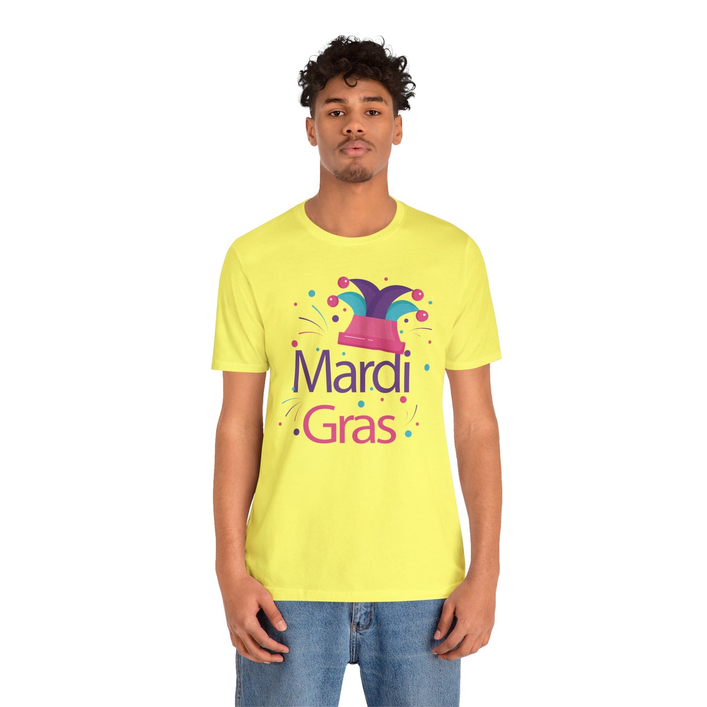 Tee-shirt en coton unisexe pour Mardi Gras