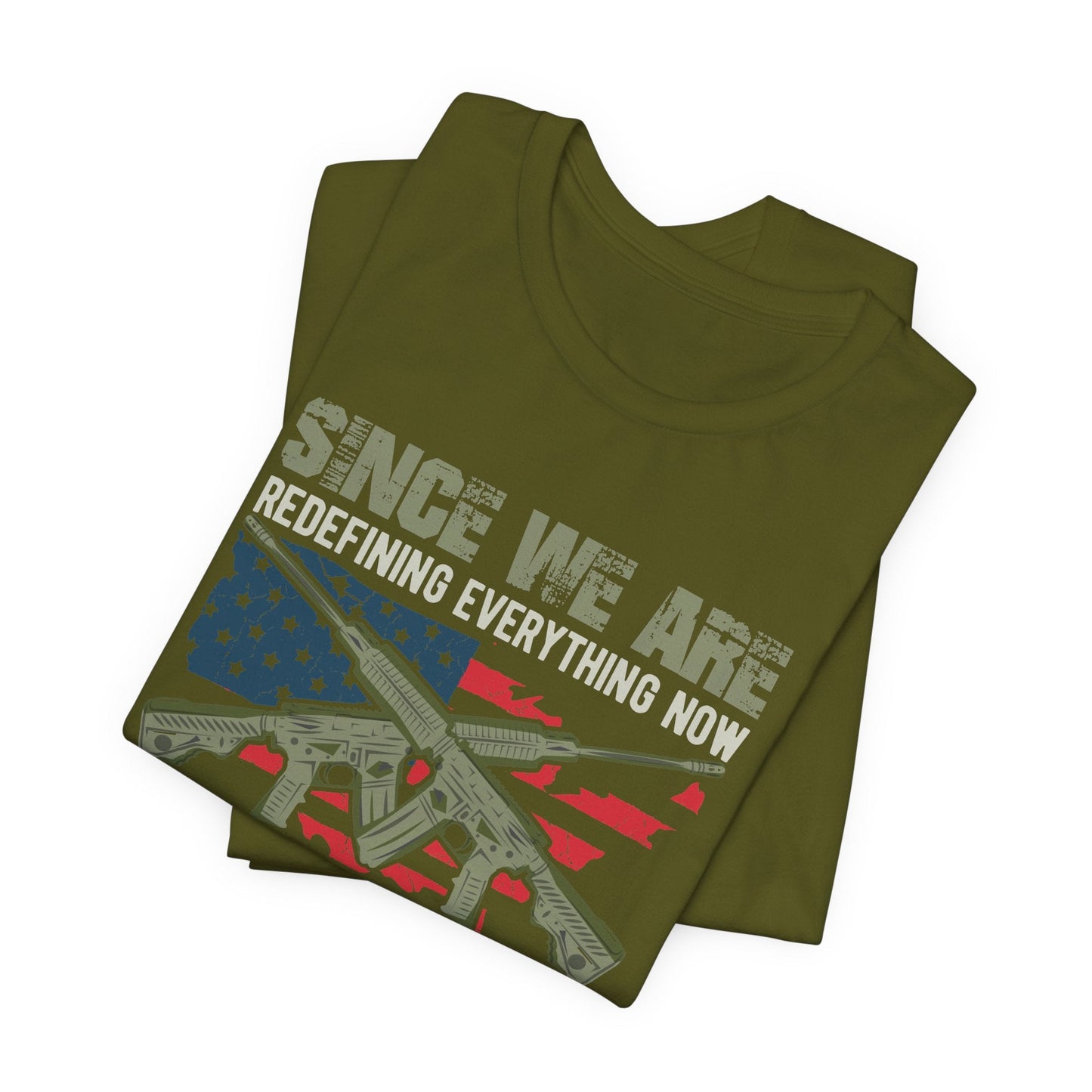 Army Veteran Patriotic Graphic Design Unisex Cotton T-Shirt v14