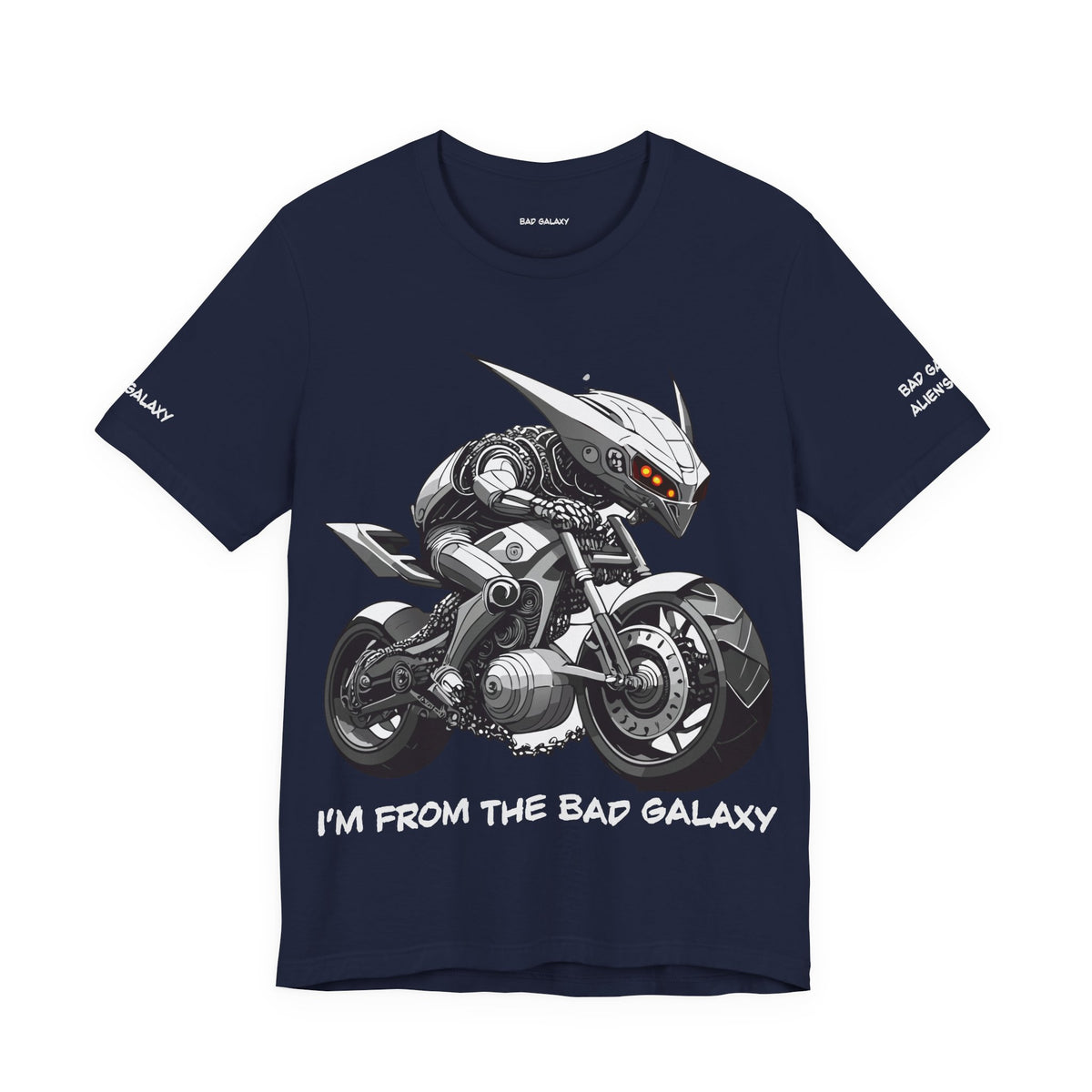Alien Graphic Unisex Cotton Bella+Canvas Tee with Art Design b81