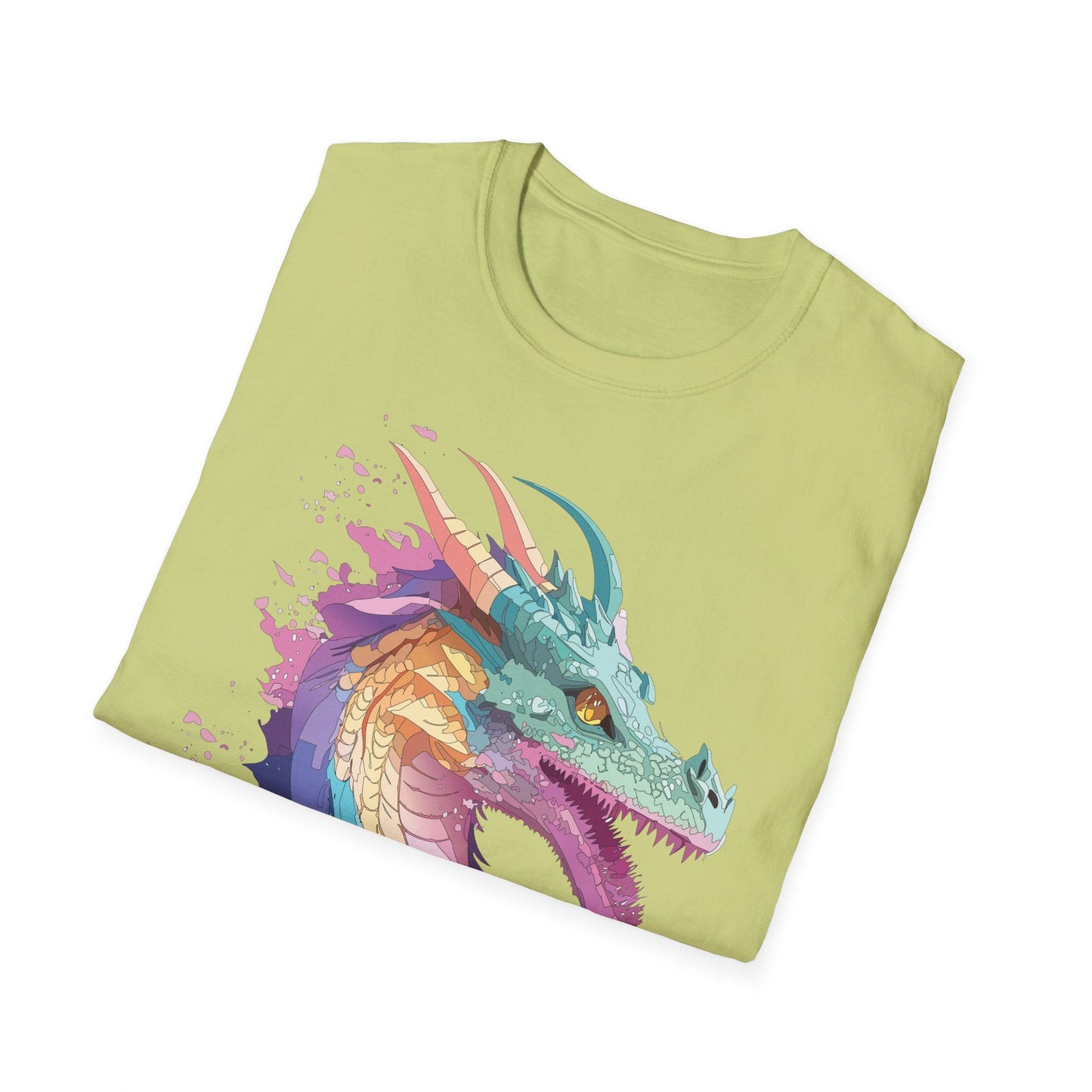 Dragon Graphic T Shirt Unisex Animal Shirt Cotton Softstyle Tee For Everyday Comfort