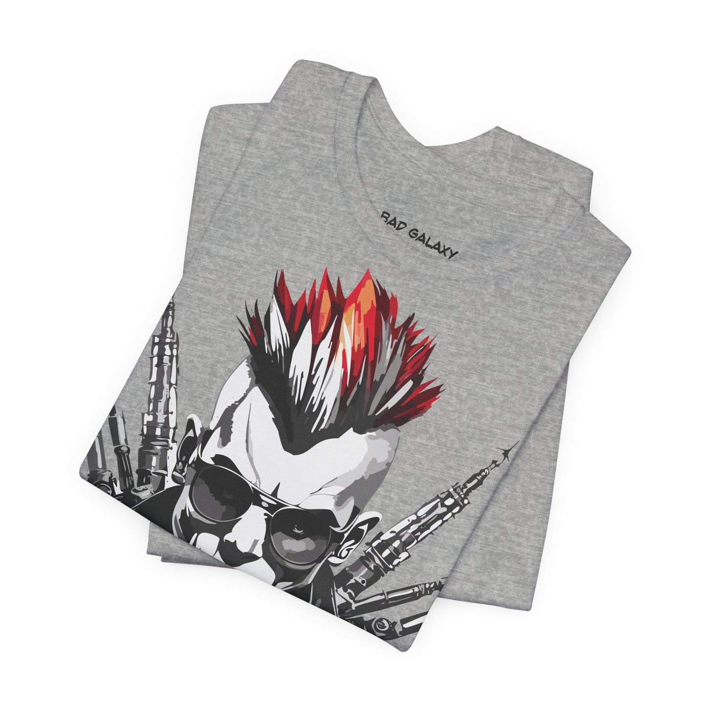 Punk Rock Tee Shirt Made To Order 100 Percent Cotton Lightweight Printed In USA Free Shipping