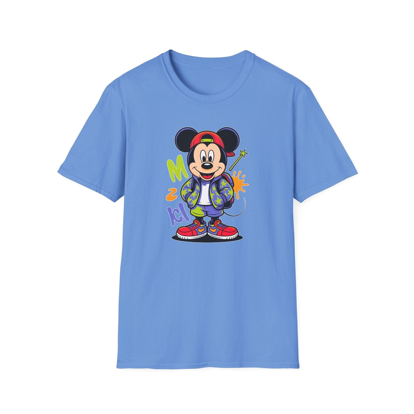 Cartoon T Shirt With Animation Design Unisex Gildan Softstyle 64000 Tee For Funny Animals