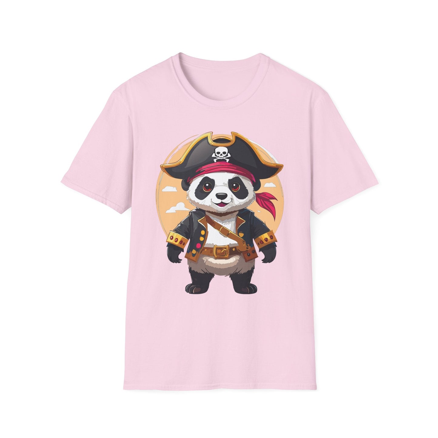 Panda Shirt Unisex T Shirt With Panda Animal Tee Animals Gildan Softstyle 64000 Cotton