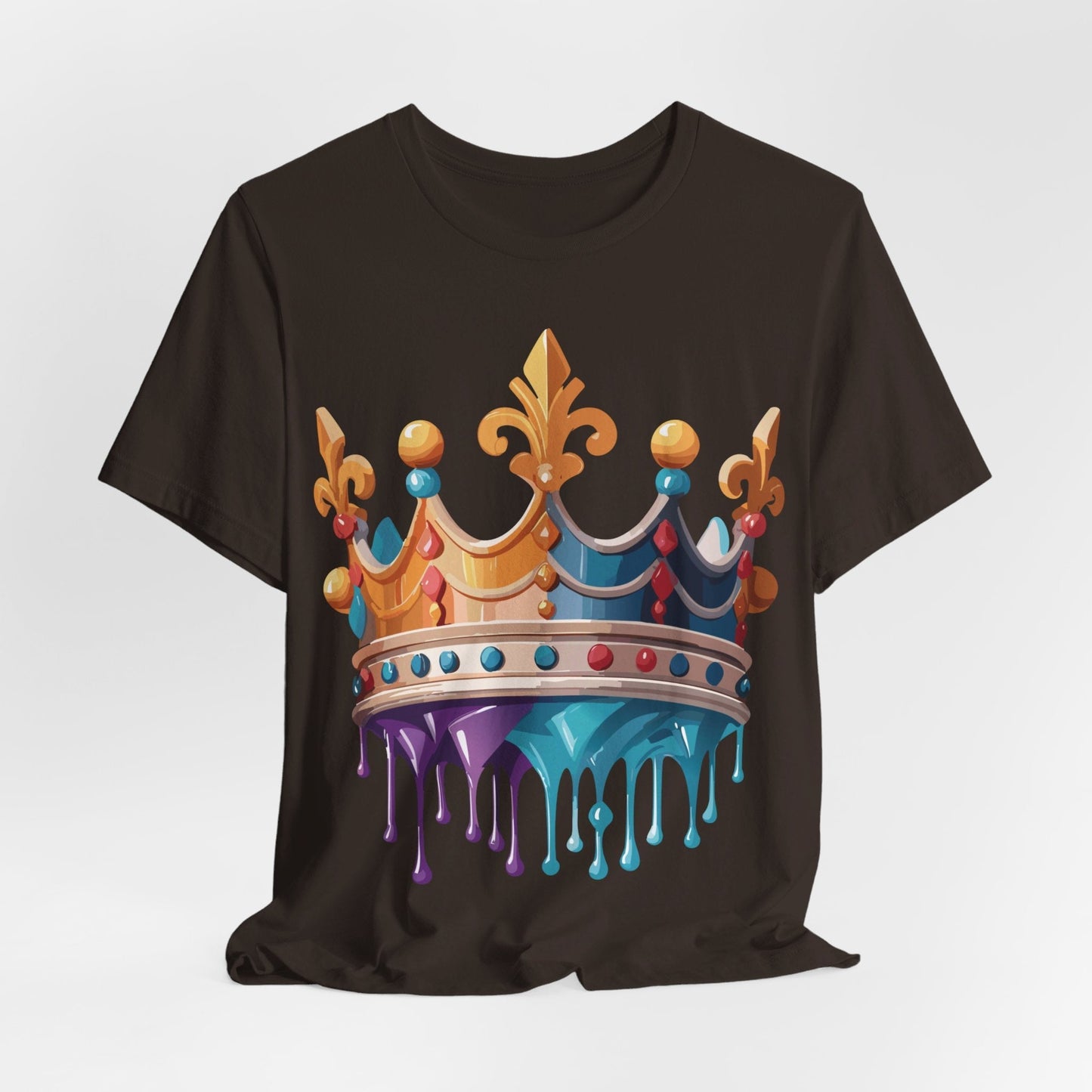 Adelpha Crown Graphic Tee Unisex Vintage Inspired Art Design Short Sleeve Shirt