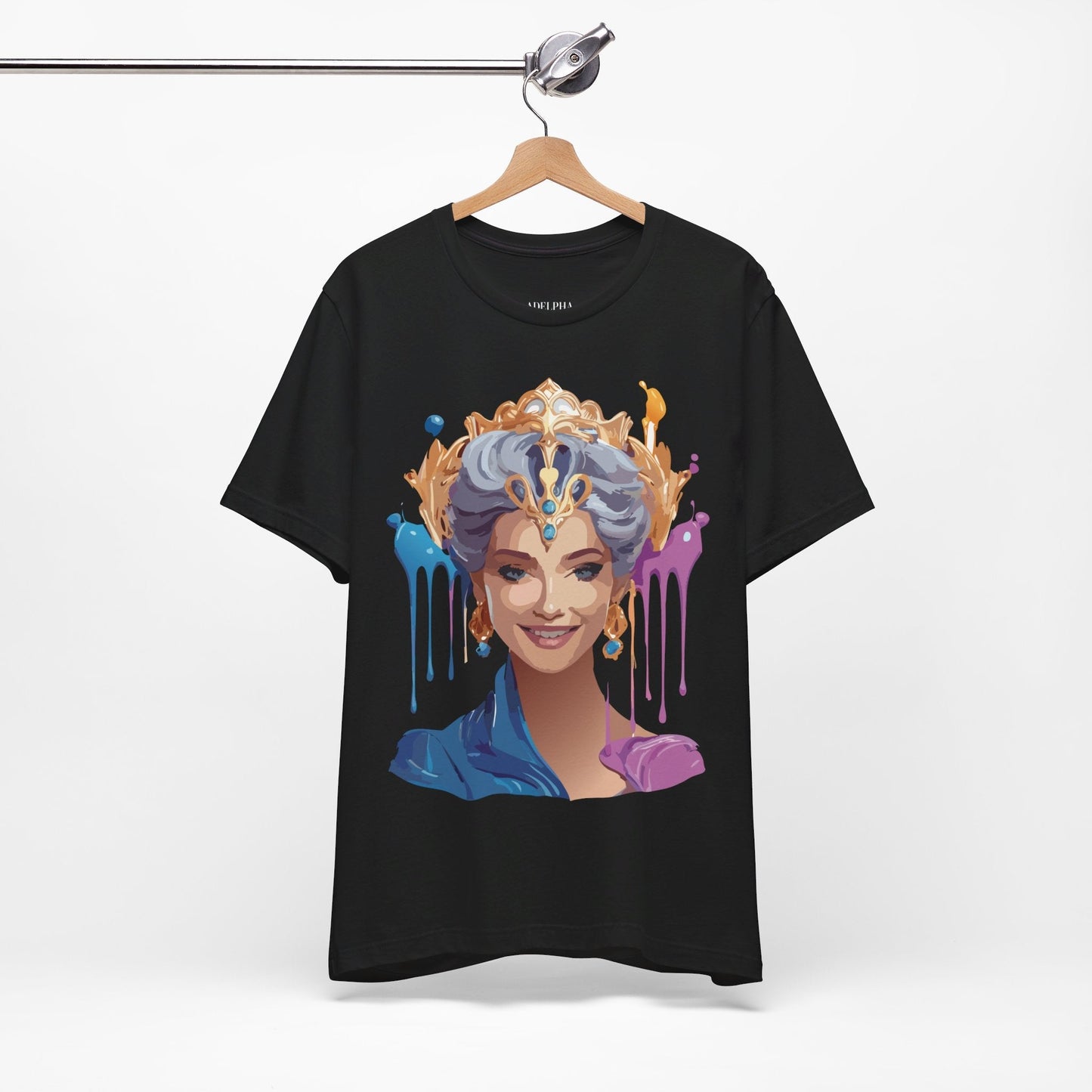 Queen Woman Portrait Graphic Unisex 100 Cotton Vintage Artwork Tee 18
