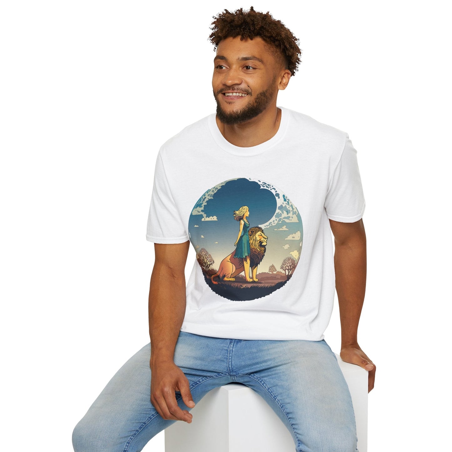 Womens Graphic T Shirt Art Design Tee Softstyle 64000 100 Percent Cotton Unisex Comfort