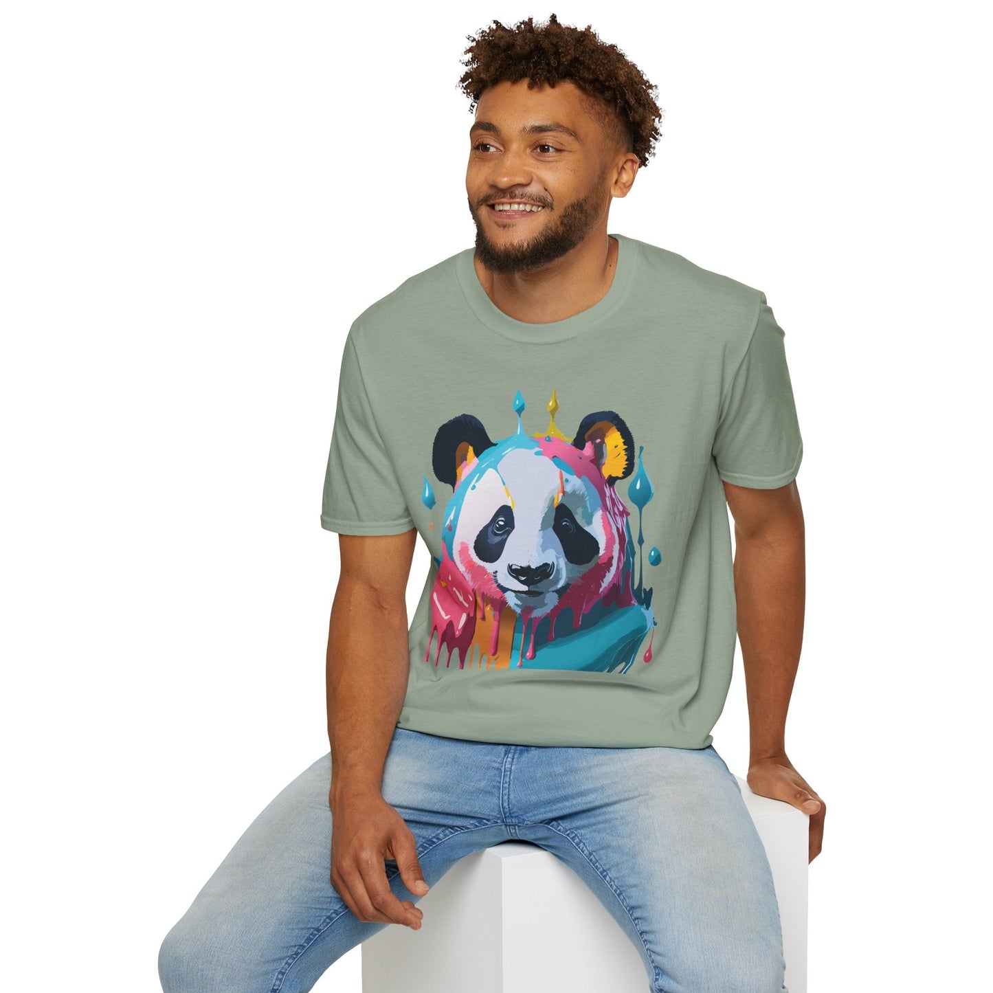 Panda Shirt Unisex T Shirt Panda Lover Gift Gildan Softstyle Tee 100 Percent Cotton